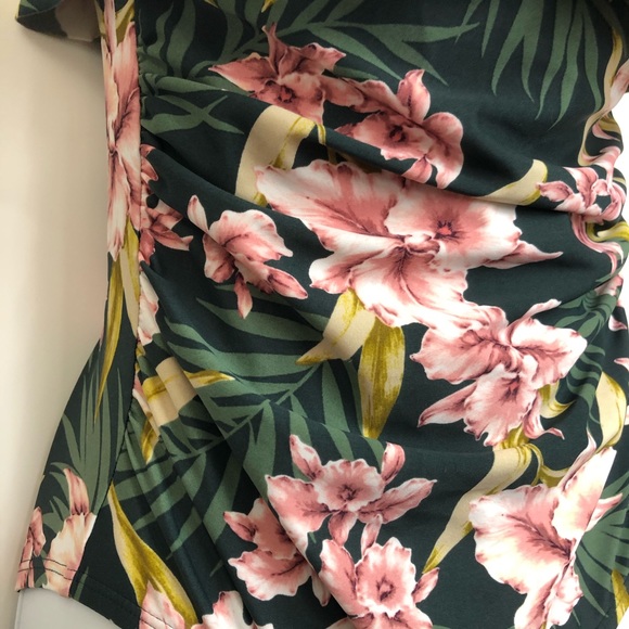 Kona Sol Bandeau Flounce High Coverage One Piece - Picture 7 of 12